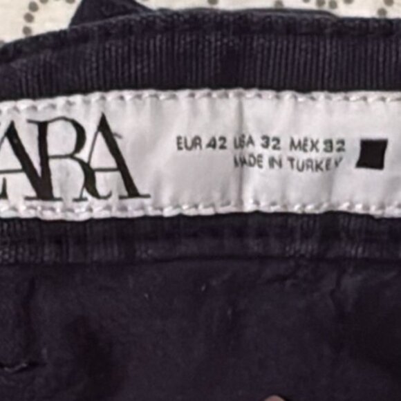 ZARA Men's Shorts - Navy - Waist 32 - Picture 3 of 3